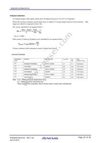 RAA230132GSB#HA0 Datasheet Page 20