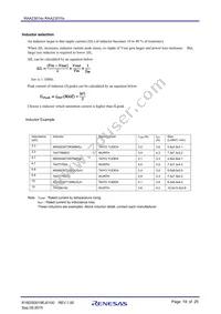 RAA230152GSB#HA0 Datasheet Page 19