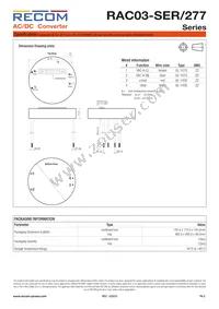 RAC03-3.3SER/277-TRAY Datasheet Page 5