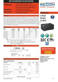 RAC04-09SC Datasheet Cover