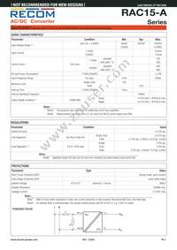 RAC15-0515TA-E-ST Datasheet Page 2