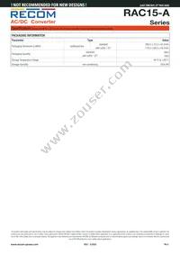 RAC15-0515TA-E-ST Datasheet Page 5