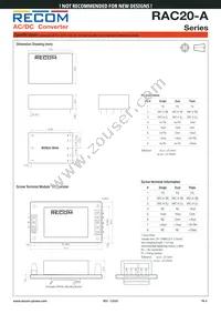 RAC20-0515TA-ST Datasheet Page 4