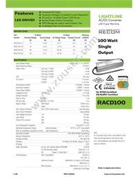 RACD100-48 Datasheet Cover