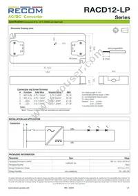 RACD12-350-LP Datasheet Page 4