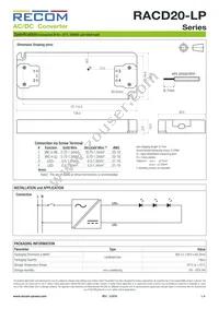 RACD20-700-LP Datasheet Page 4
