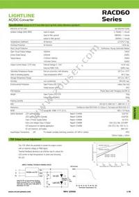 RACD60-1400/TOF Datasheet Page 2
