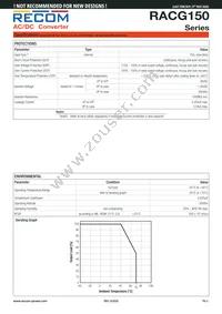 RACG150-48S Datasheet Page 3