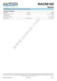 RACM150-48S/F Datasheet Page 7