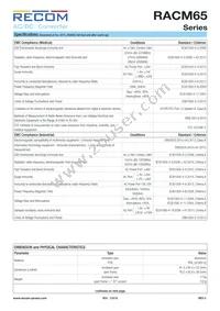 RACM65-05S-ST Datasheet Page 5