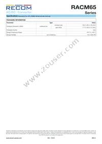 RACM65-05S-ST Datasheet Page 8