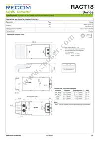 RACT18-1400 Datasheet Page 4