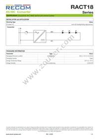 RACT18-1400 Datasheet Page 5