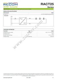 RACT25-1050 Datasheet Page 5