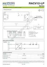 RACV12-24-LP Datasheet Page 4