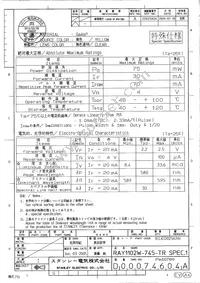 RAY1102W-745-TR Datasheet Page 2