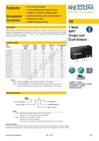 RB-243.3D/HP Datasheet Cover