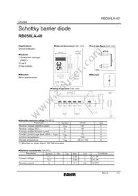 RB050LA-40TR Datasheet Cover