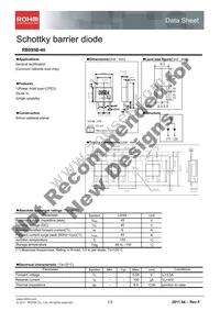 RB095B-40TL Datasheet Cover