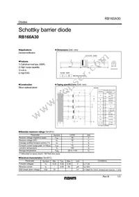 RB160A30T-32 Datasheet Cover