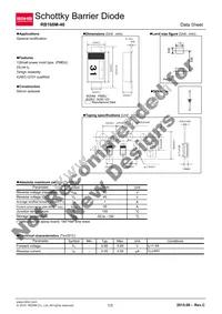 RB168M-40TR Datasheet Cover