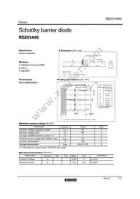 RB201A60T-31 Datasheet Cover