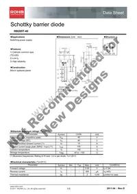 RB205T-40 Datasheet Cover