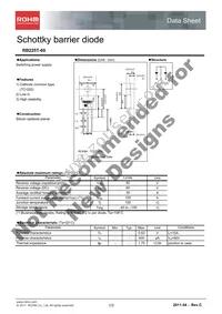 RB225T-60 Datasheet Cover