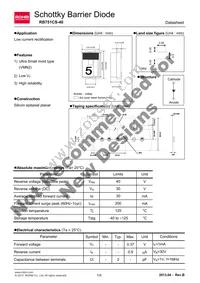 RB751CS-40T2R Datasheet Cover
