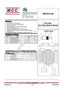 RB751V-40-TP Datasheet Cover