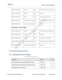 RBS301-WAT-US Datasheet Page 5