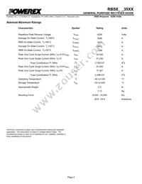 RBS84235XX Datasheet Page 2