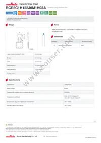 RCE5C1H122J0M1H03A Datasheet Cover