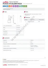 RCE5C1H150J0M1H03A Datasheet Cover