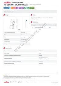 RCE5C1H151J0M1H03A Datasheet Cover