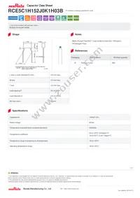 RCE5C1H152J0K1H03B Datasheet Cover