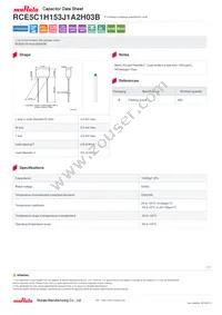 RCE5C1H153J1A2H03B Datasheet Cover