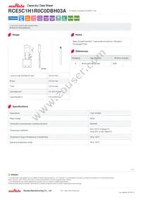 RCE5C1H1R0C0DBH03A Datasheet Cover