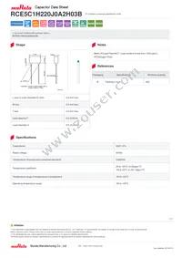 RCE5C1H220J0A2H03B Datasheet Cover