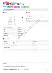 RCE5C1H222J0DBH03A Datasheet Cover