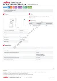 RCE5C1H222J0M1H03A Datasheet Cover