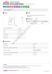 RCE5C1H272J0M1H03A Datasheet Cover