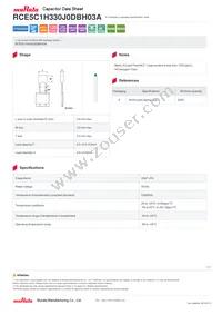 RCE5C1H330J0DBH03A Datasheet Cover