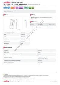 RCE5C1H330J0M1H03A Datasheet Cover