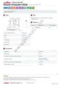 RCE5C1H332J0K1H03B Datasheet Cover