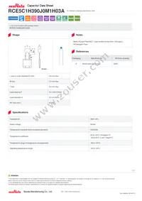 RCE5C1H390J0M1H03A Datasheet Cover