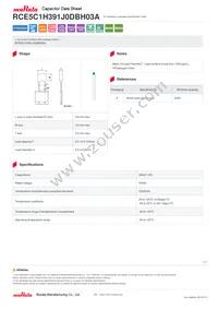 RCE5C1H391J0DBH03A Datasheet Cover