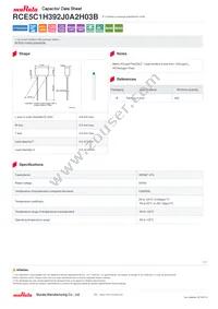 RCE5C1H392J0A2H03B Datasheet Cover