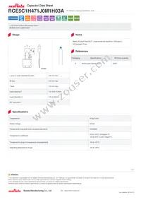 RCE5C1H471J0M1H03A Datasheet Cover