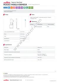 RCE5C1H562J1DBH03A Datasheet Cover